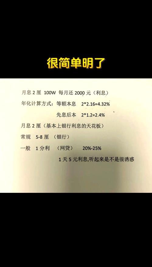 10万网贷一年利息计算公式全解析，含不同利率及还款额计算