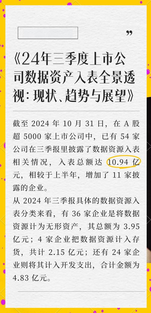 2024 年数据资源入表元年，上市公司探索披露情况及影响？