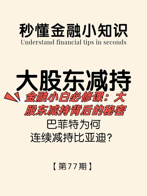 股票市场大股东低位减持，究竟是啥目的？一文给你讲清楚