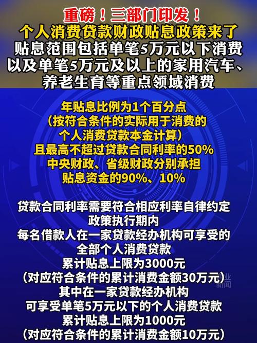 个人消费贷款好吗_2025年个人消费贷款贴息政策_个人消费贷款财政贴息政策实施方案