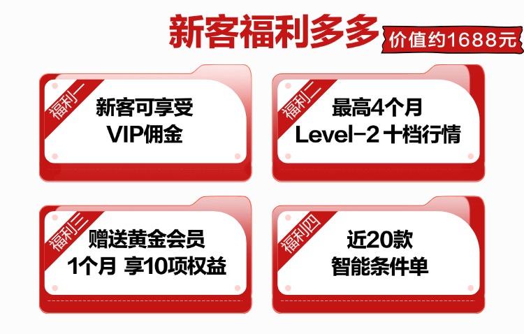新人来广发证券开户享 VIP 优惠佣金,新开户股票能买啥?