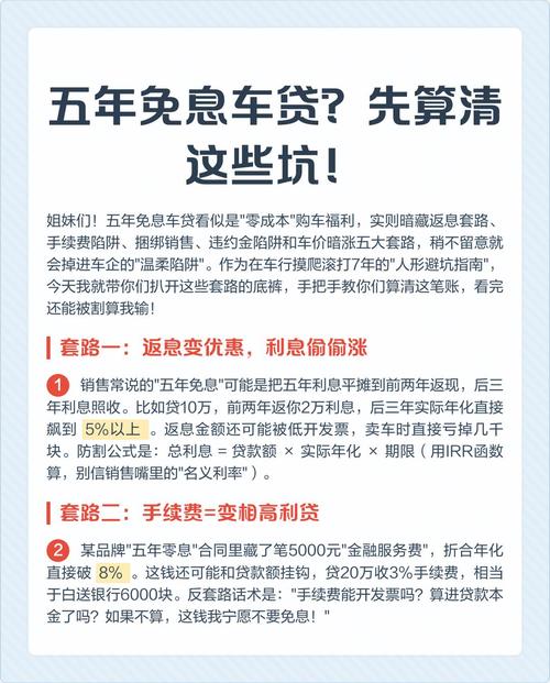 车贷免息是幌子？小心藏着手续费