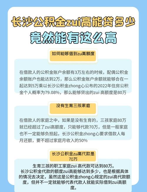 2026年长沙公积金贷款额度计算_长沙公积金贷款最高额度_长沙公积金贷款额度计算